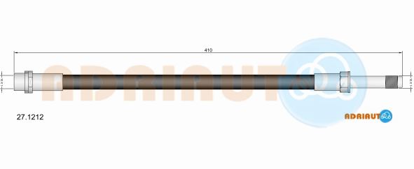Гальмівний шланг   27.1212   ADRIAUTO