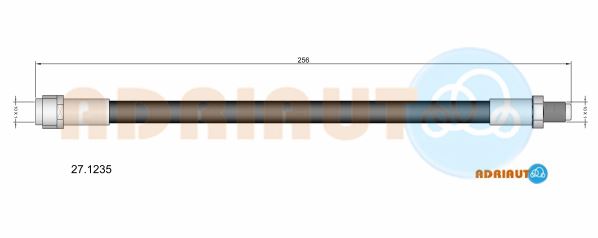 Тормозной шланг   27.1235   ADRIAUTO