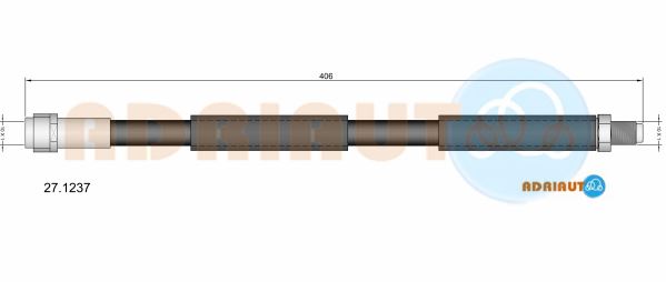 Гальмівний шланг   27.1237   ADRIAUTO