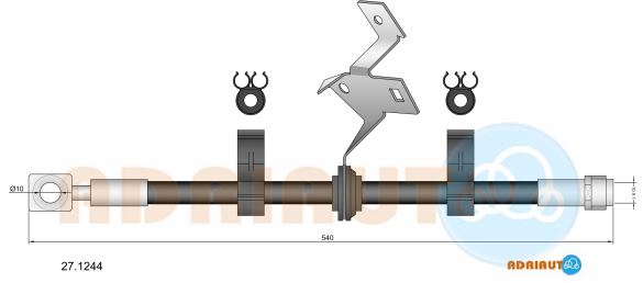 Тормозной шланг   27.1244   ADRIAUTO