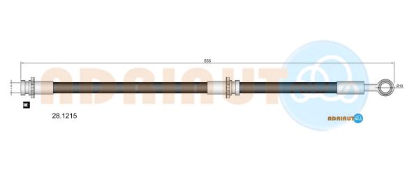 Гальмівний шланг   28.1215   ADRIAUTO