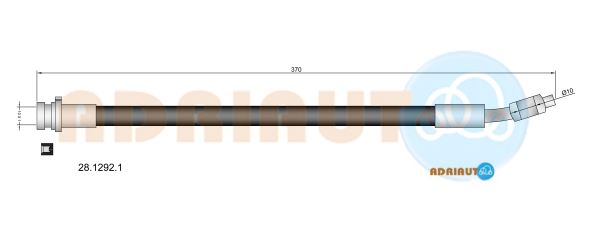 Тормозной шланг   28.1292.1   ADRIAUTO