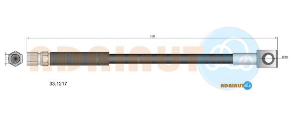 Тормозной шланг   33.1217   ADRIAUTO