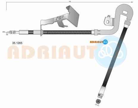 Тормозной шланг   35.1265   ADRIAUTO