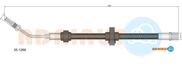 Гальмівний шланг   35.1266   ADRIAUTO