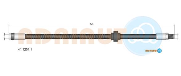 Гальмівний шланг   41.1201.1   ADRIAUTO