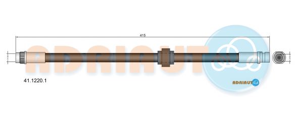 Тормозной шланг   41.1220.1   ADRIAUTO