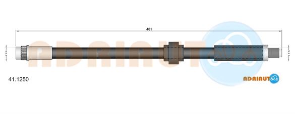 Гальмівний шланг   41.1250   ADRIAUTO