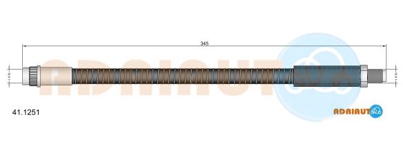 Тормозной шланг   41.1251   ADRIAUTO