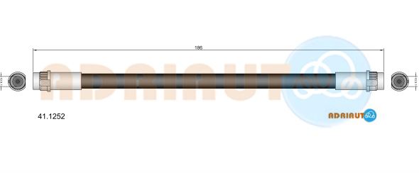 Тормозной шланг   41.1252   ADRIAUTO