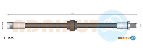 Тормозной шланг   41.1260   ADRIAUTO