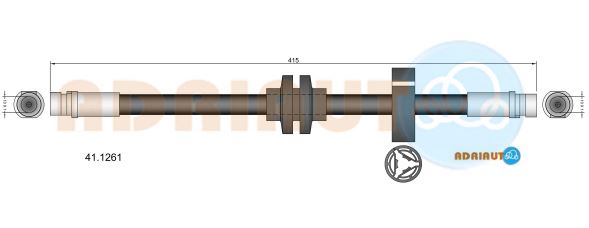 Тормозной шланг   41.1261   ADRIAUTO