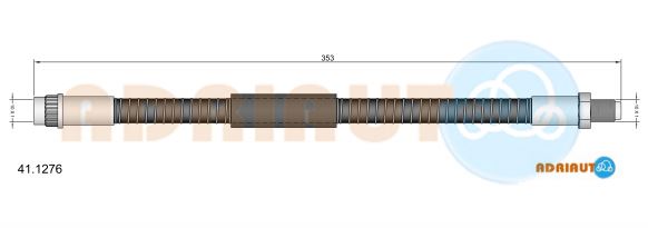 Гальмівний шланг   41.1276   ADRIAUTO