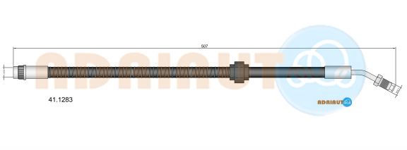 Тормозной шланг   41.1283   ADRIAUTO
