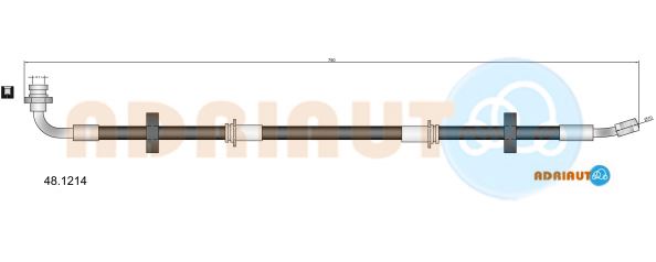 Тормозной шланг   48.1214   ADRIAUTO