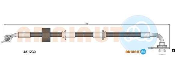 Гальмівний шланг   48.1230   ADRIAUTO
