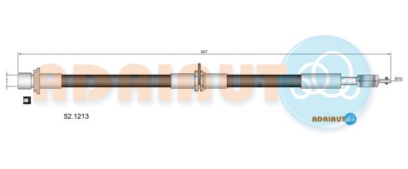 Гальмівний шланг   52.1213   ADRIAUTO