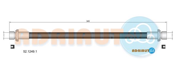 Гальмівний шланг   52.1249.1   ADRIAUTO