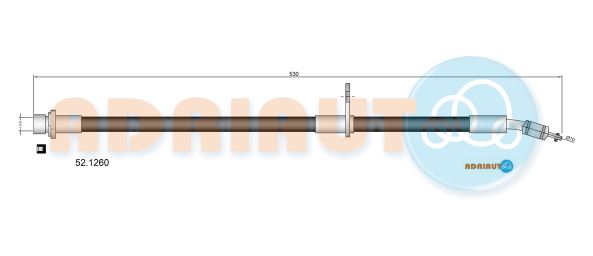 Тормозной шланг   52.1260   ADRIAUTO