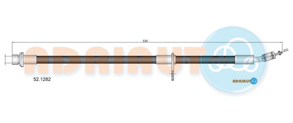 Тормозной шланг   52.1282   ADRIAUTO