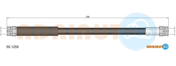 Тормозной шланг   55.1255   ADRIAUTO