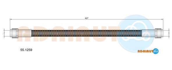 Тормозной шланг   55.1259   ADRIAUTO