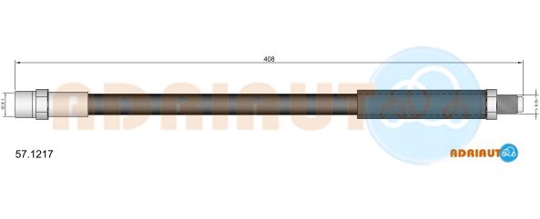 Гальмівний шланг   57.1217   ADRIAUTO