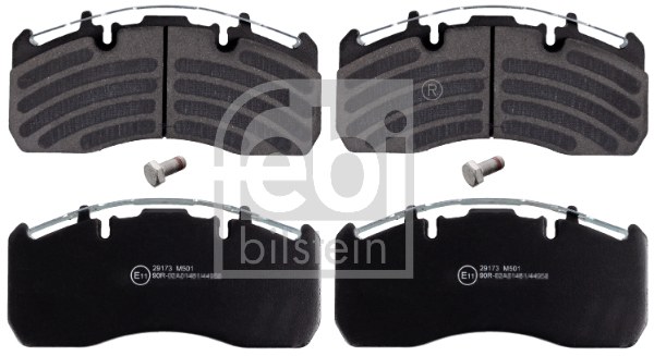 Комплект гальмівних накладок, дискове гальмо   16906   FEBI BILSTEIN