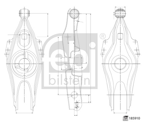 Важіль підвіски, підвіска коліс   185910   FEBI BILSTEIN