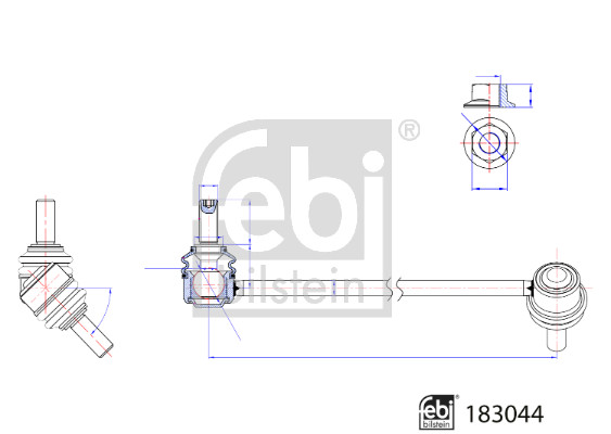 Тяга / стойка, стабилизатор   183044   FEBI BILSTEIN