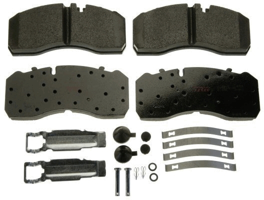 Комплект тормозных колодок, дисковый тормоз GDB5072 TRW #2