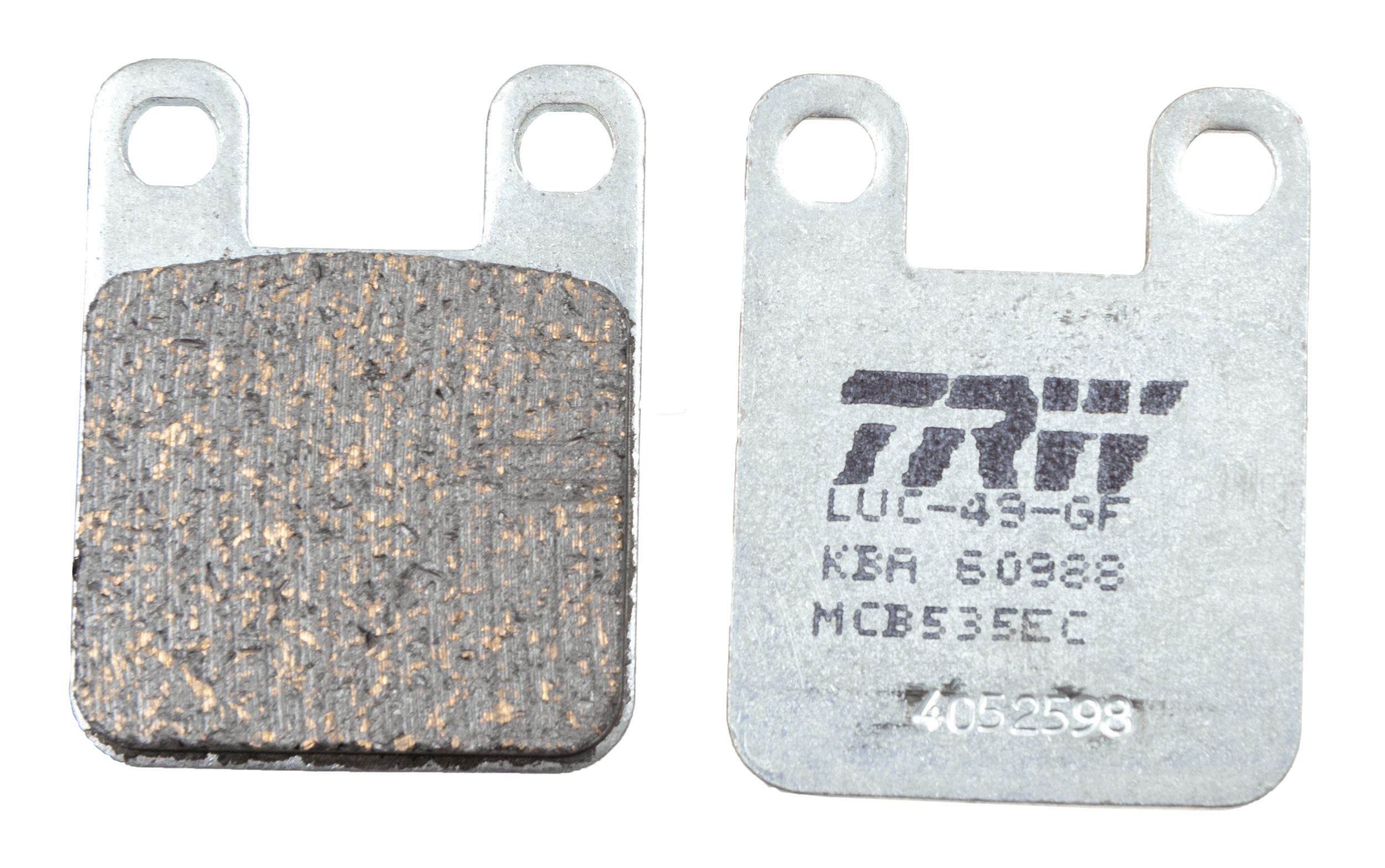 Комплект тормозных колодок, дисковый тормоз MCB535EC TRW #0