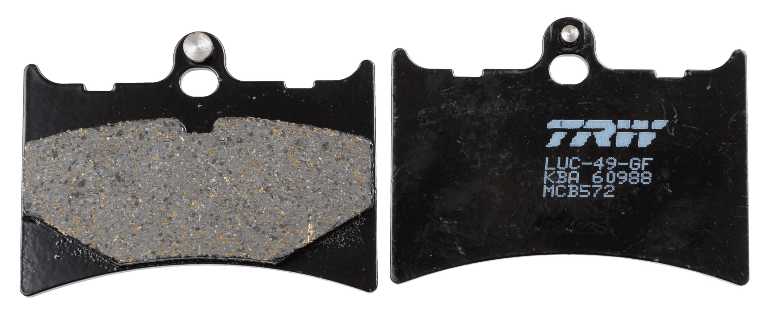 Комплект тормозных колодок, дисковый тормоз   MCB572   TRW