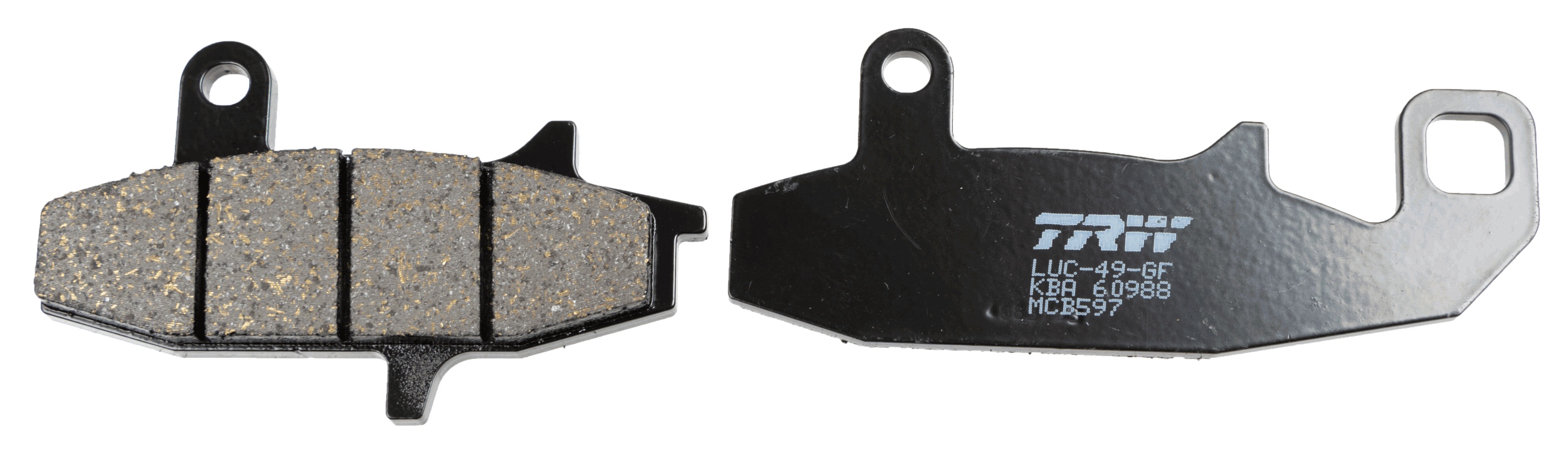 Комплект гальмівних накладок, дискове гальмо   MCB597   TRW