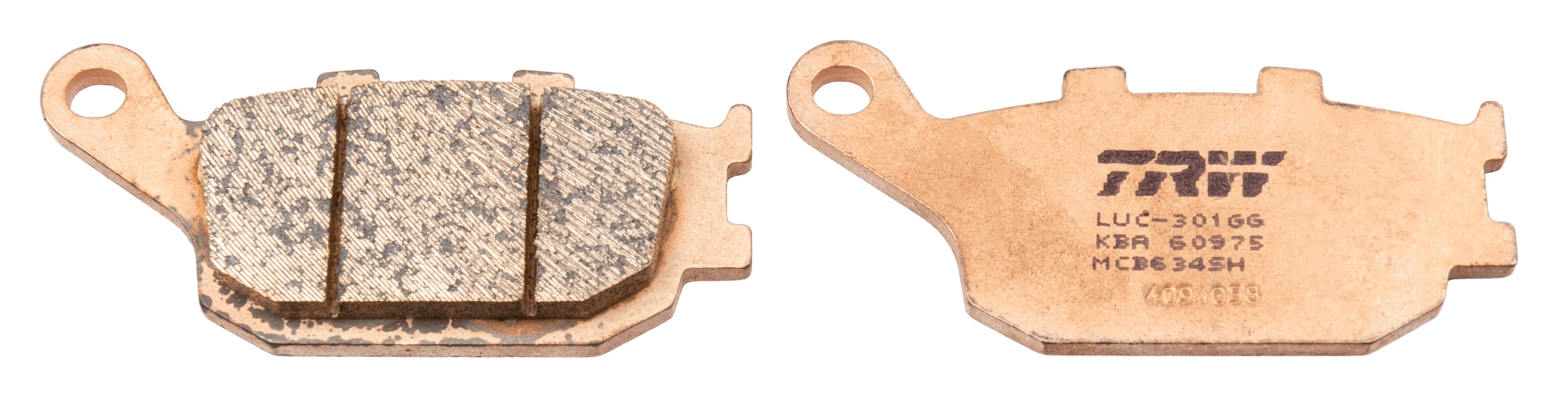 Комплект гальмівних накладок, дискове гальмо   MCB634SH   TRW