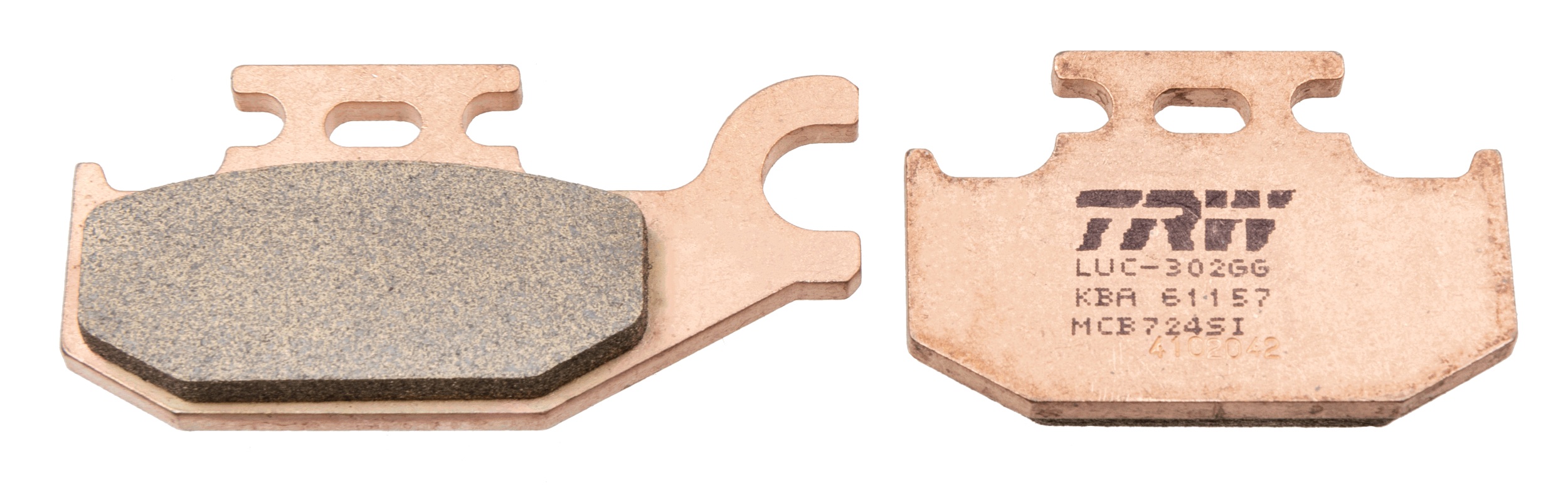 Комплект гальмівних накладок, дискове гальмо   MCB724SI   TRW