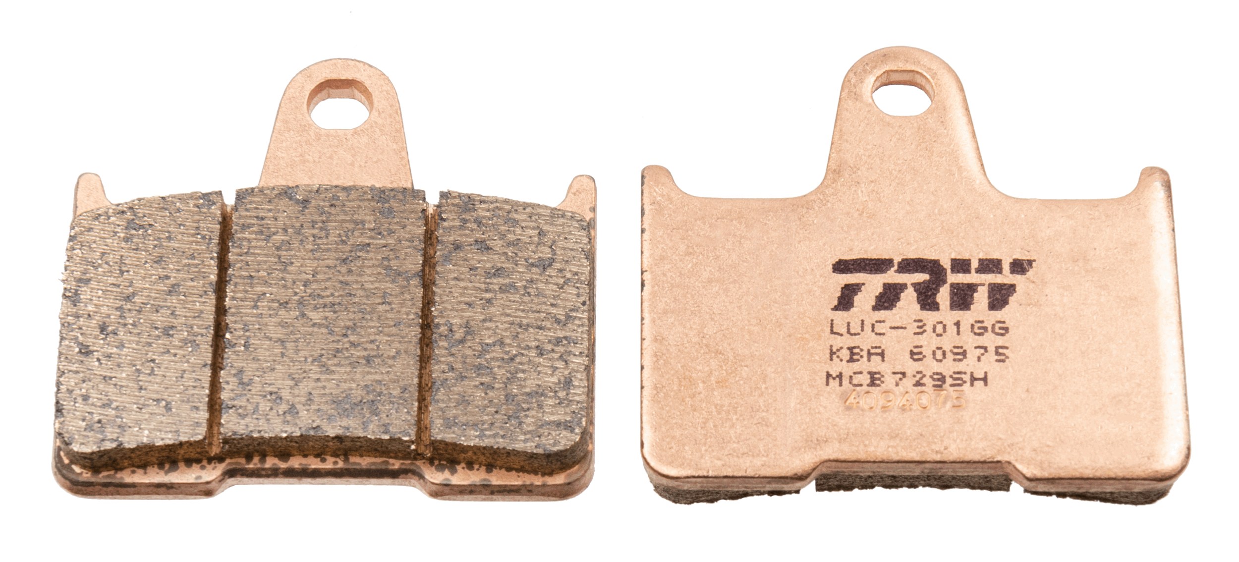 Комплект гальмівних накладок, дискове гальмо   MCB729SH   TRW