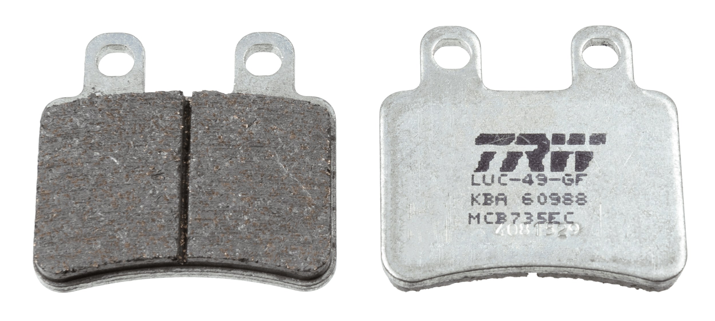 Комплект гальмівних накладок, дискове гальмо   MCB735EC   TRW