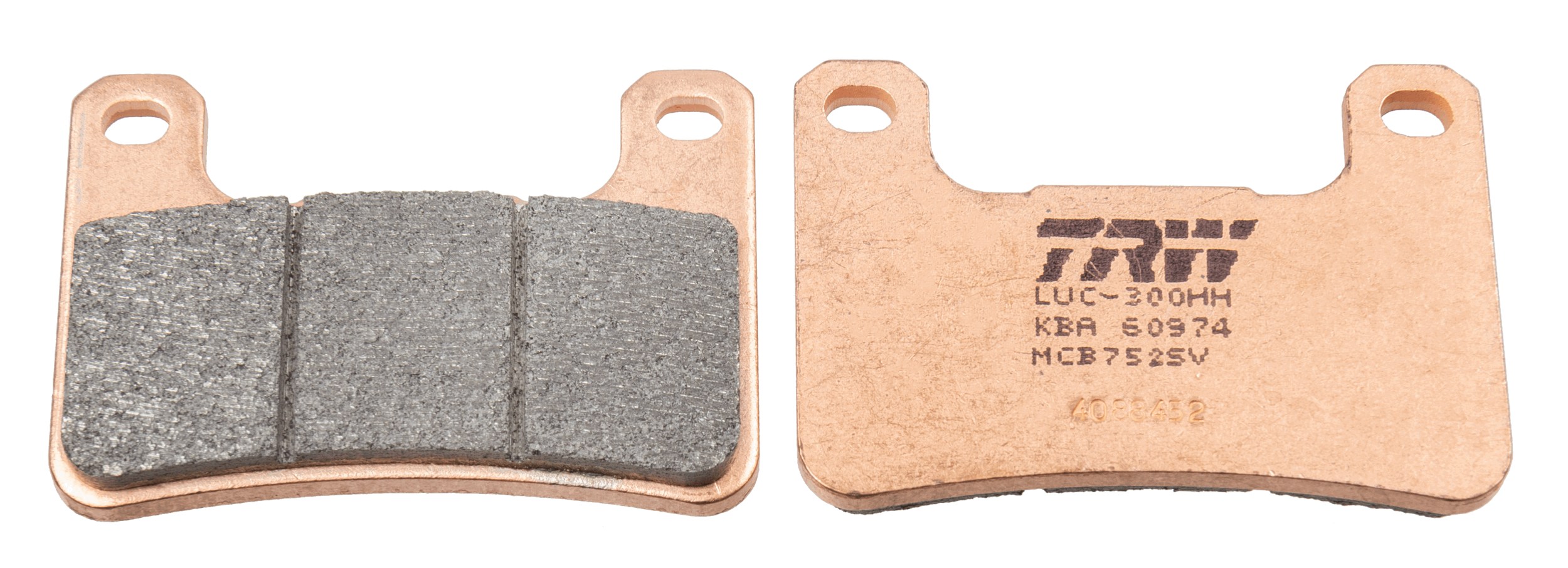 Комплект гальмівних накладок, дискове гальмо   MCB752SV   TRW