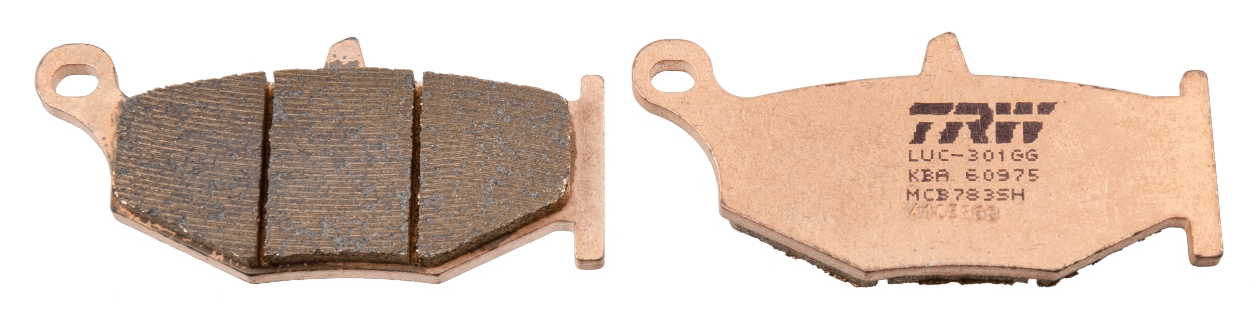 Комплект тормозных колодок, дисковый тормоз   MCB783SH   TRW