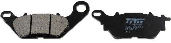 Комплект тормозных колодок, дисковый тормоз   MCB812   TRW