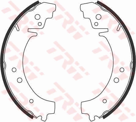 Комплект тормозных колодок   GS8222   TRW
