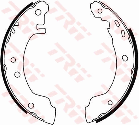 Комплект тормозных колодок   GS8529   TRW