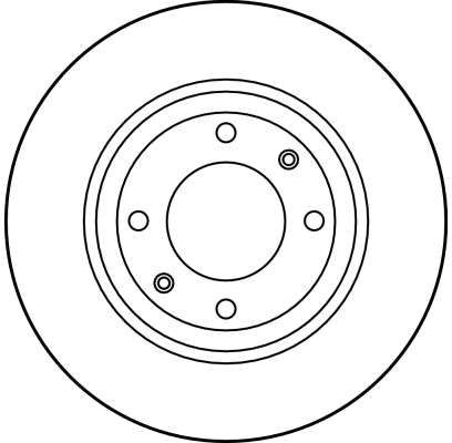 Гальмівний диск DF1220 TRW #1