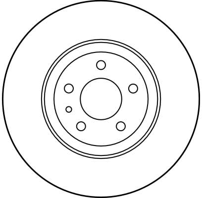 Гальмівний диск DF1749 TRW #1
