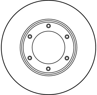 Тормозной диск DF1967 TRW #1