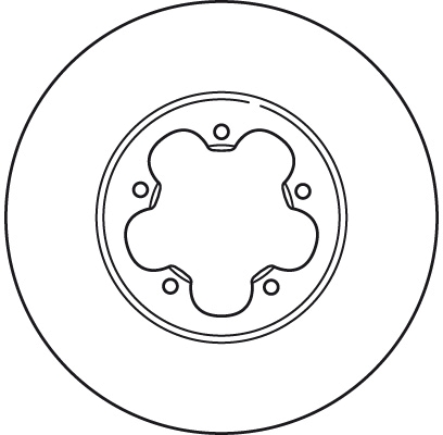 Гальмівний диск DF2389S TRW #1