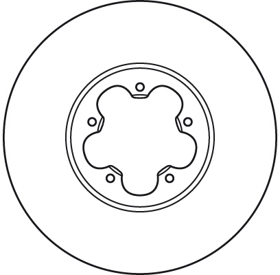 Гальмівний диск DF2390S TRW #1