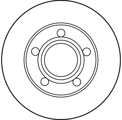 Гальмівний диск DF2651 TRW #1