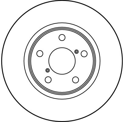 Гальмівний диск DF3091 TRW #1